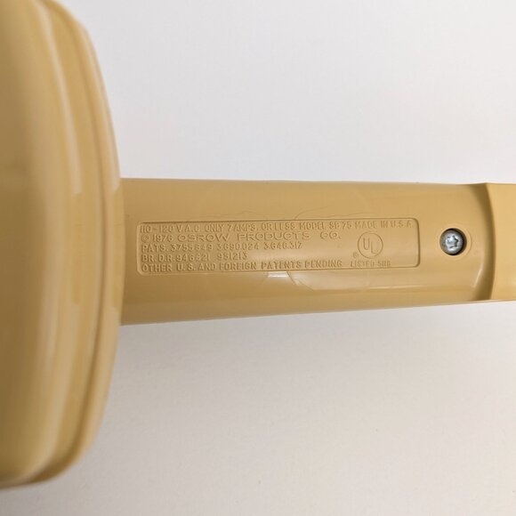 Vintage Osrow Steamstress II Sewing Steam Iron / Travel Iron Model SB-75 - Picture 6 of 11